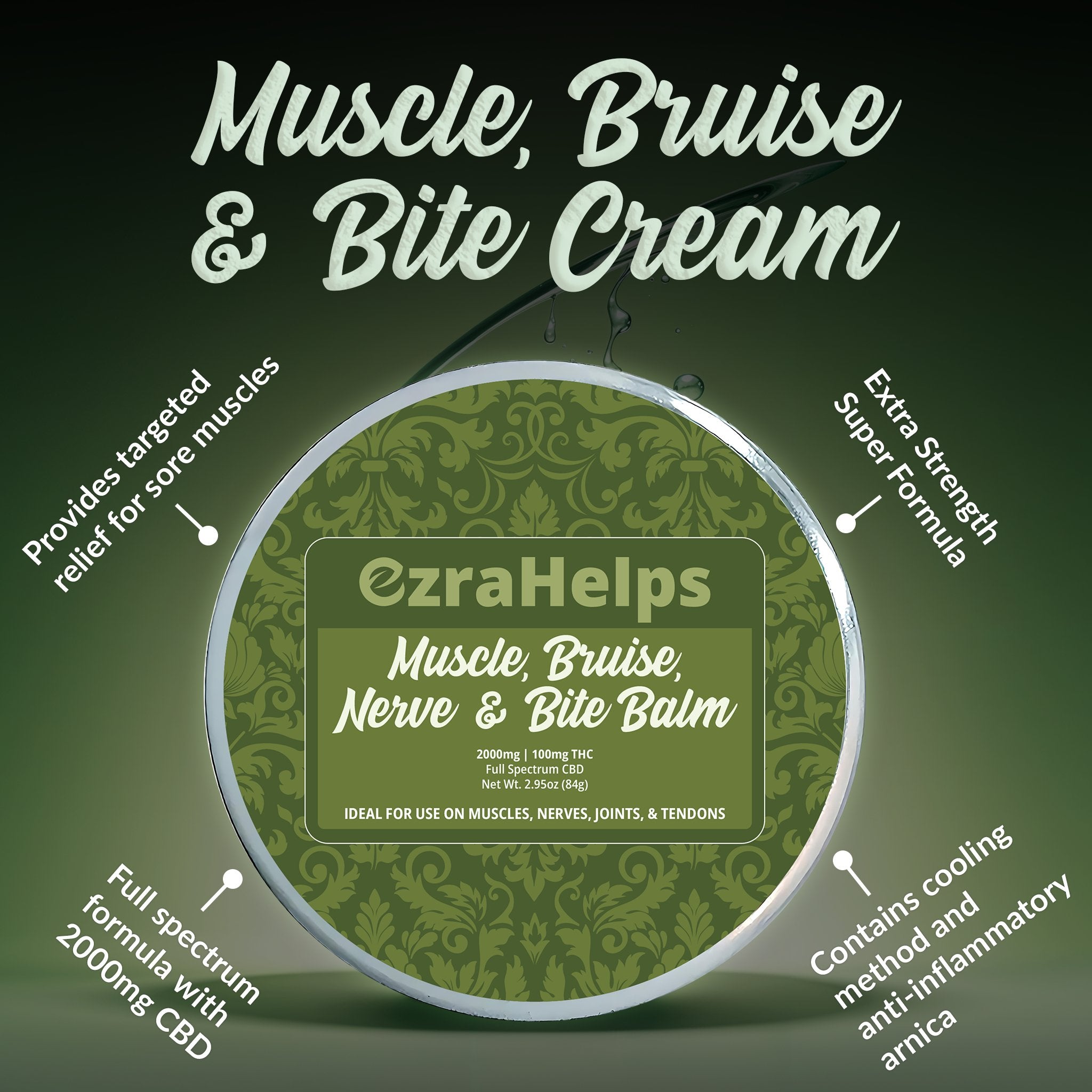 Muscle, Bruise, Nerve and Bite Balm