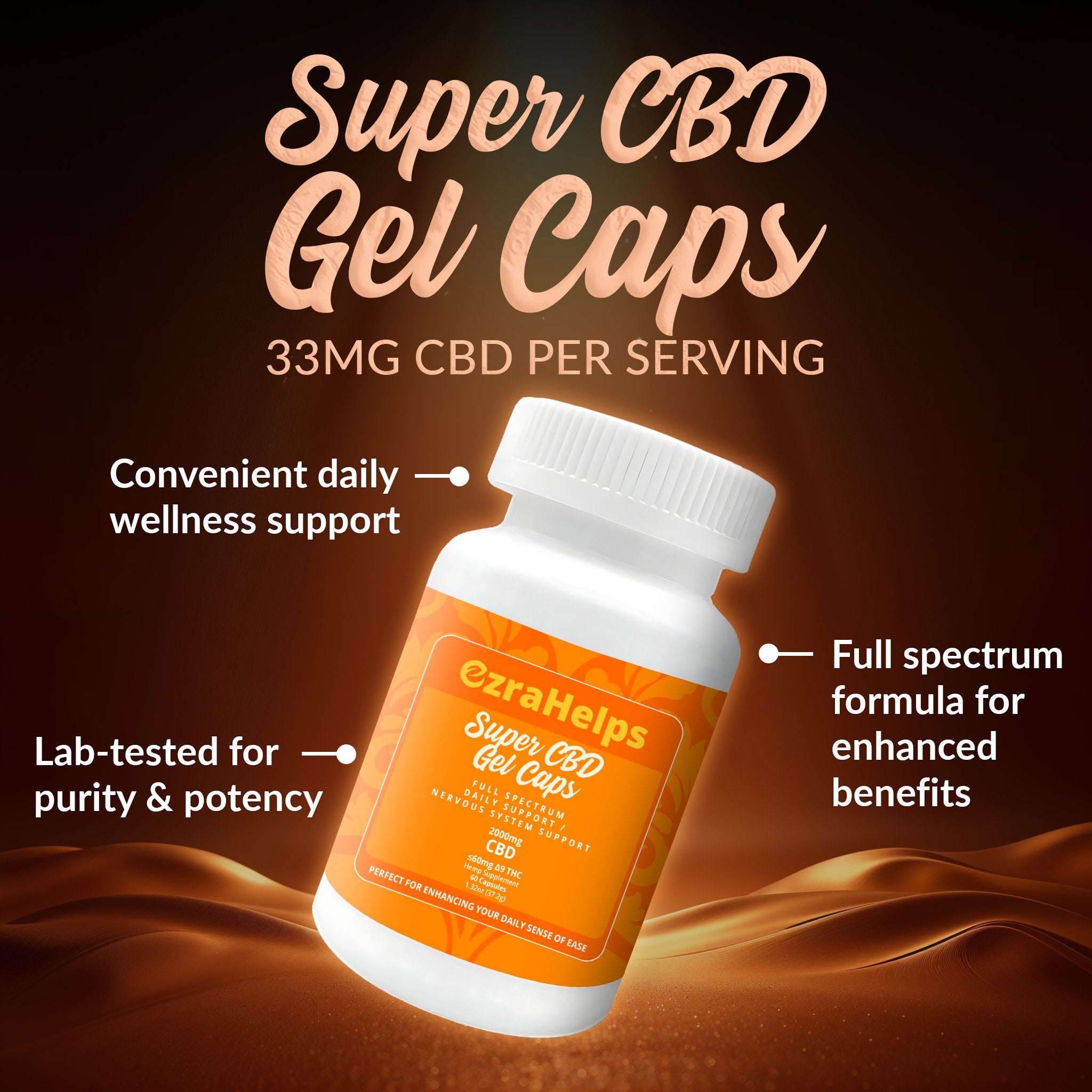 Super CBD Gel Caps