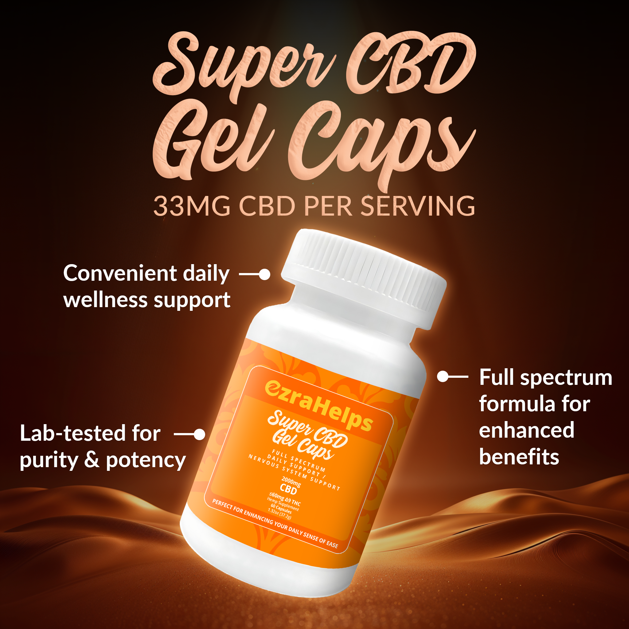 Super CBD Gel Caps